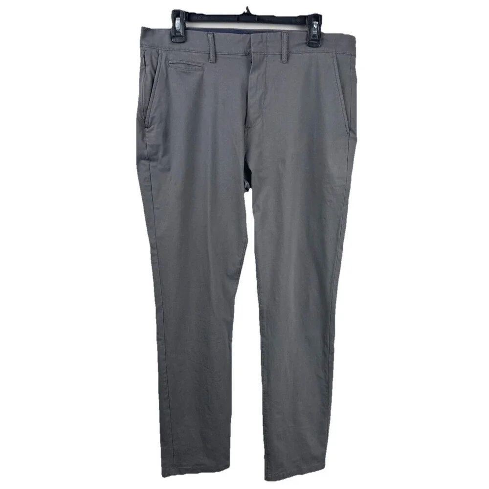 J.Crew Tech Pant 34/32 Gray/Grey.  Measures 36/31.